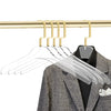 Personalized Acrylic Suit Hanger with Matte Gold Hook
