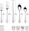 Mikasa Novaro 18/10 Stainless Flatware - Service of 4