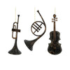 Hanging Musical Instruments set0f 3 10" high