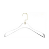 Acrylic Coat Hanger Gold Matte Hook