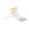 Personalized Acrylic Suit Hanger with Matte Gold Hook