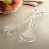 Salad Server Set Clear