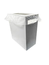 Acrylic Slim Waste Basket with Cover