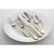 Mikasa Gold Accent Cameo 18/10 Flatware Set Service of 12+Serving Pieces (65 piece)