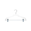 Clear Slim Hangers w/clips Kids Size 14" 6 pack