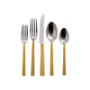 Topaz, Gold Handle SS 18/10,Service of 4 (20 piece)Flatware