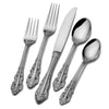 Wallace Antique Baroque 18/10 Flatware Service of 12 + Serving Pieces (65 piece)