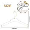 Personalized Acrylic Suit Hanger with Matte Gold Hook