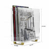 Personalized Gold Legged Acrylic Magazine Holder